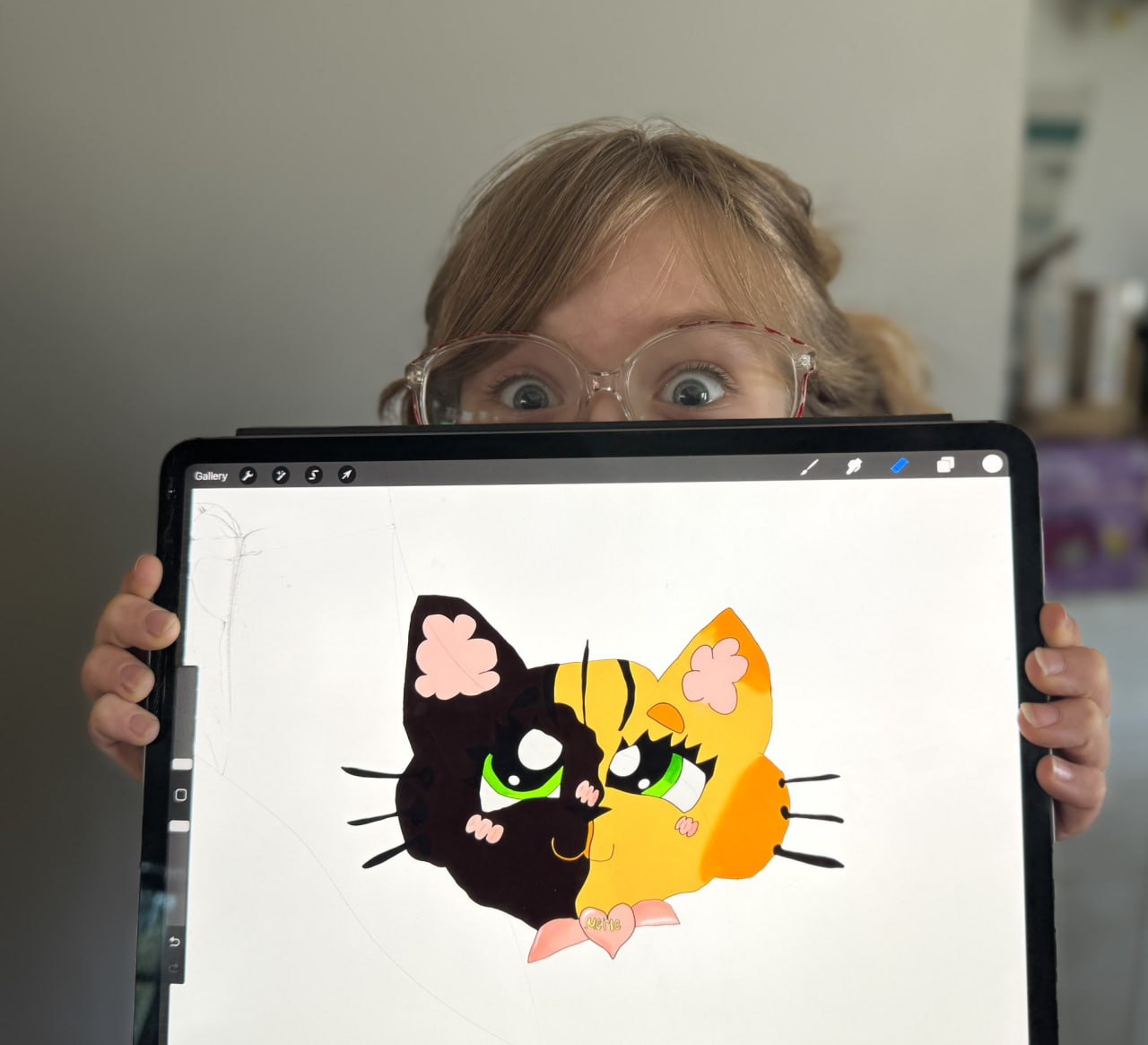 Two-Faced Cat Artwork